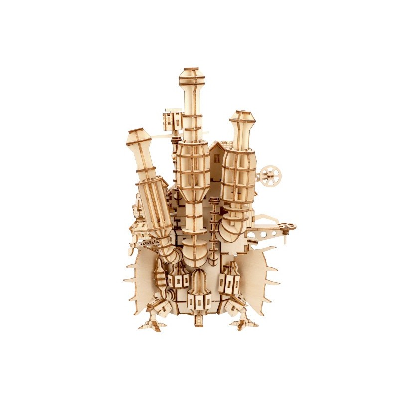 Maquettes - Maquette en Bois Kigumi Château Ambulant - Le Château ambulant