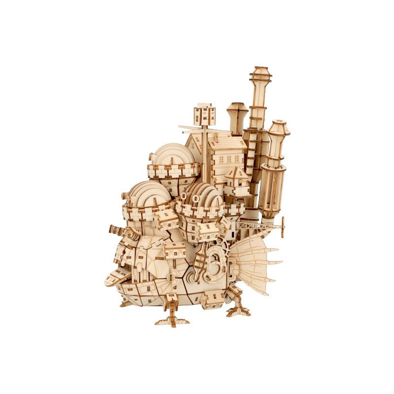 Maquettes - Maquette en Bois Kigumi Château Ambulant - Le Château ambulant