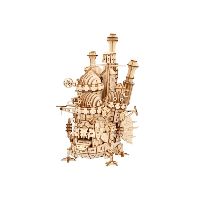 Maquettes - Maquette en Bois Kigumi Château Ambulant - Le Château ambulant