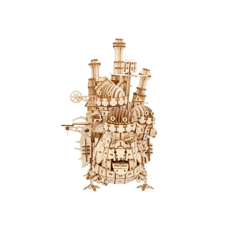 Maquettes - Maquette en Bois Kigumi Château Ambulant - Le Château ambulant