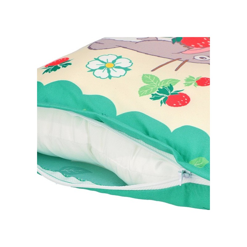 Mobilier - Oreiller Totoro Fraises 28 x 39 cm - Mon Voisin Totoro