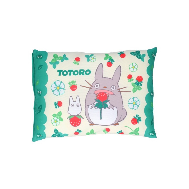 Mobilier - Oreiller Totoro Fraises 28 x 39 cm - Mon Voisin Totoro