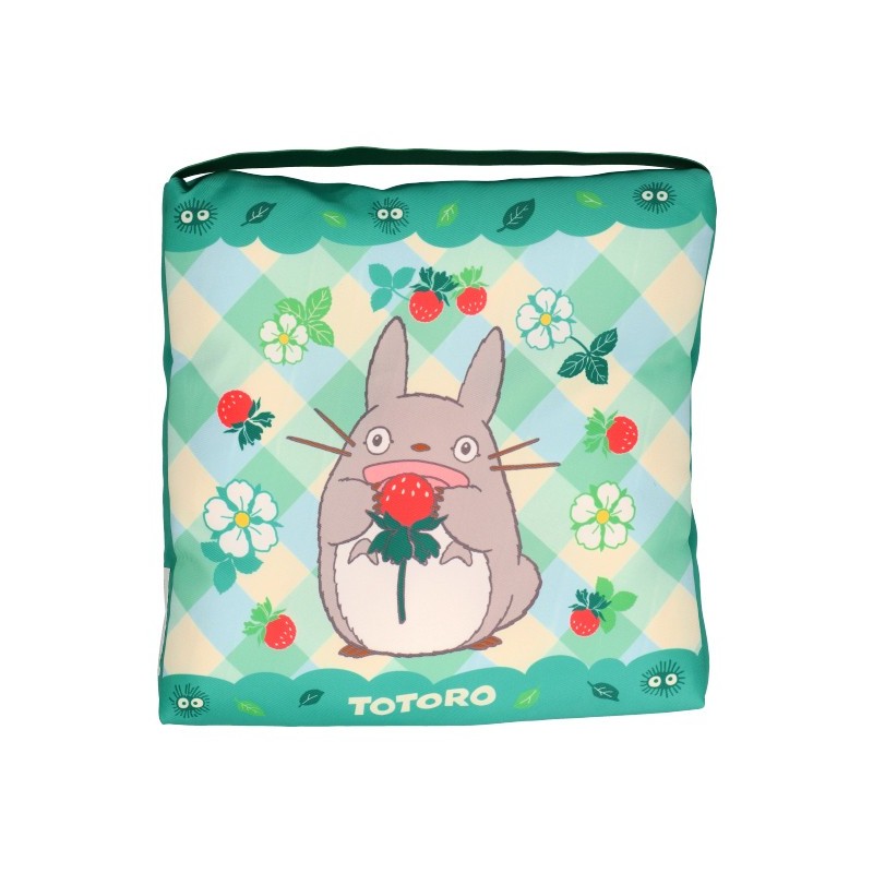 Furniture - Totoro with strawberries cushion 30 x 30 cm - My Neighbor Totoro