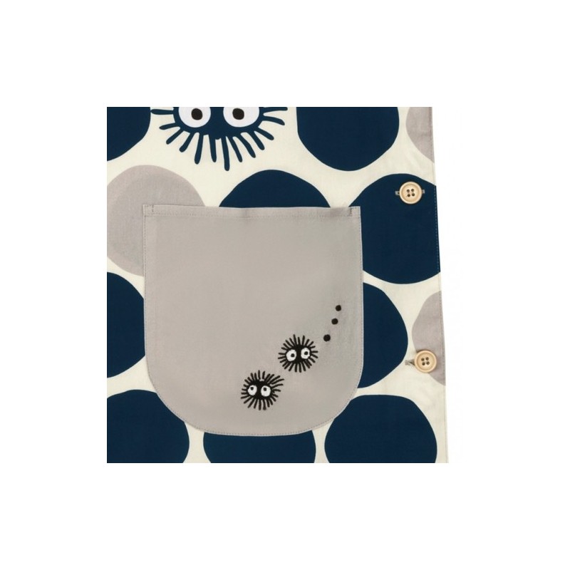 Cocina y vajilla - Delantal con dibujo de Susana de ojos negros 84x61,5 cm - Mi vecino Totoro