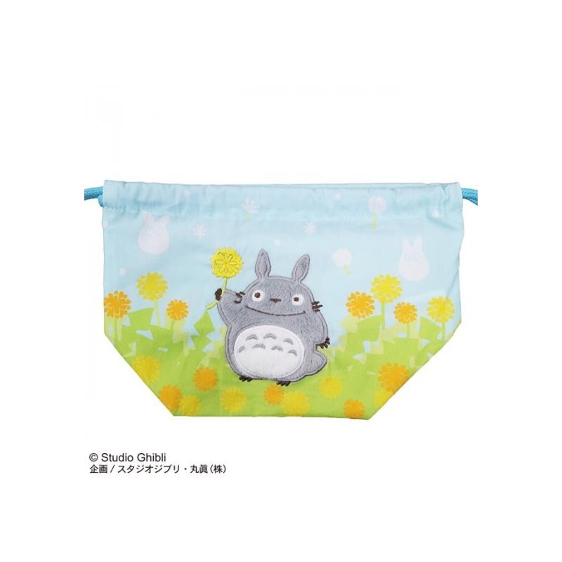 Bags - Satchel with ring Totoro flowers 17 x 26 cm - My Neighbor Totoro
