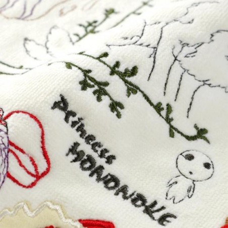 Linge de maison - Mini Serviette Arbre des Esprits 25x25 cm - Princesse Mononoké