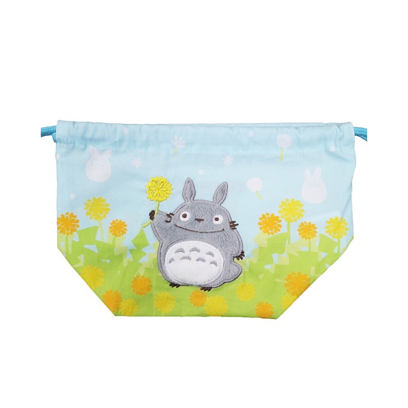 Bags - Satchel with ring Totoro flowers 17 x 26 cm - My Neighbor Totoro