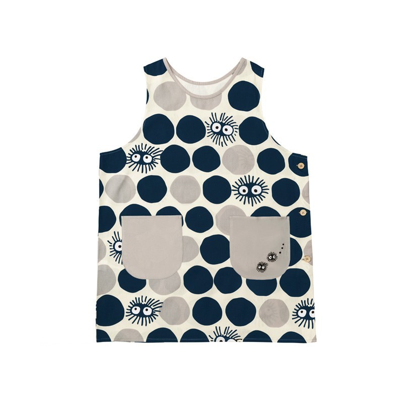 Cocina y vajilla - Delantal con dibujo de Susana de ojos negros 84x61,5 cm - Mi vecino Totoro