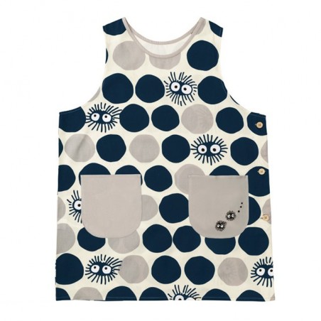 Cocina y vajilla - Delantal con dibujo de Susana de ojos negros 84x61,5 cm - Mi vecino Totoro