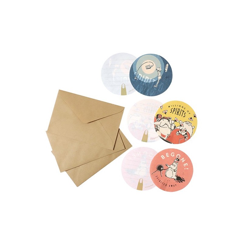 Cartes postales et Papier à lettres - Set papier à lettre Pastel - Le Voyage de Chihiro