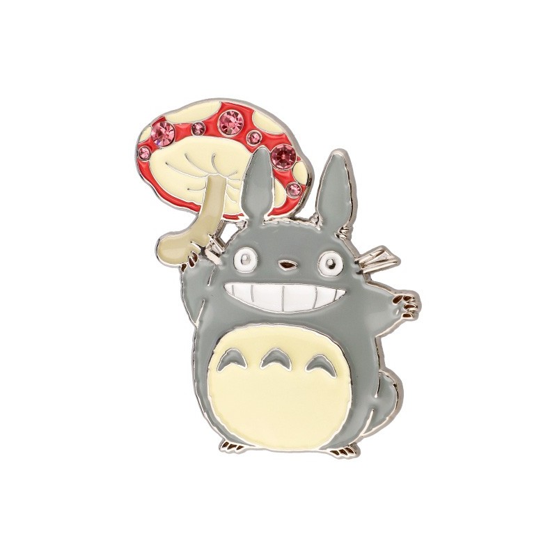 Pins - Metal Brooch Totoro Mushroom - My Neighbor Tororo