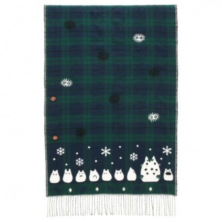 Textil - Estola con estampado de cuadros Totoro gancho - Mi vecino Totoro