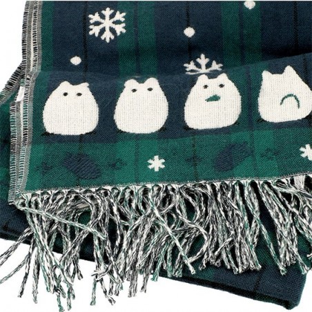 Textil - Estola con estampado de cuadros Totoro gancho - Mi vecino Totoro