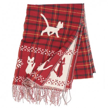 Textil - Estola con gancho estampado de cuadros Jiji - Nicky, la aprendiz de bruja