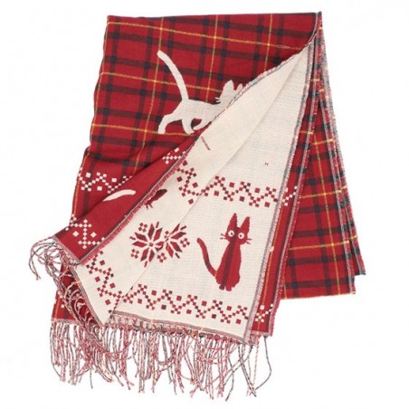 Textil - Estola con gancho estampado de cuadros Jiji - Nicky, la aprendiz de bruja