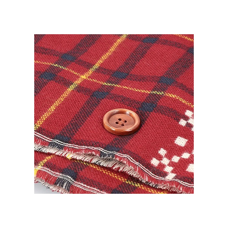 Textil - Estola con gancho estampado de cuadros Jiji - Nicky, la aprendiz de bruja