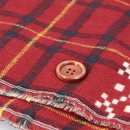 Textil - Estola con gancho estampado de cuadros Jiji - Nicky, la aprendiz de bruja