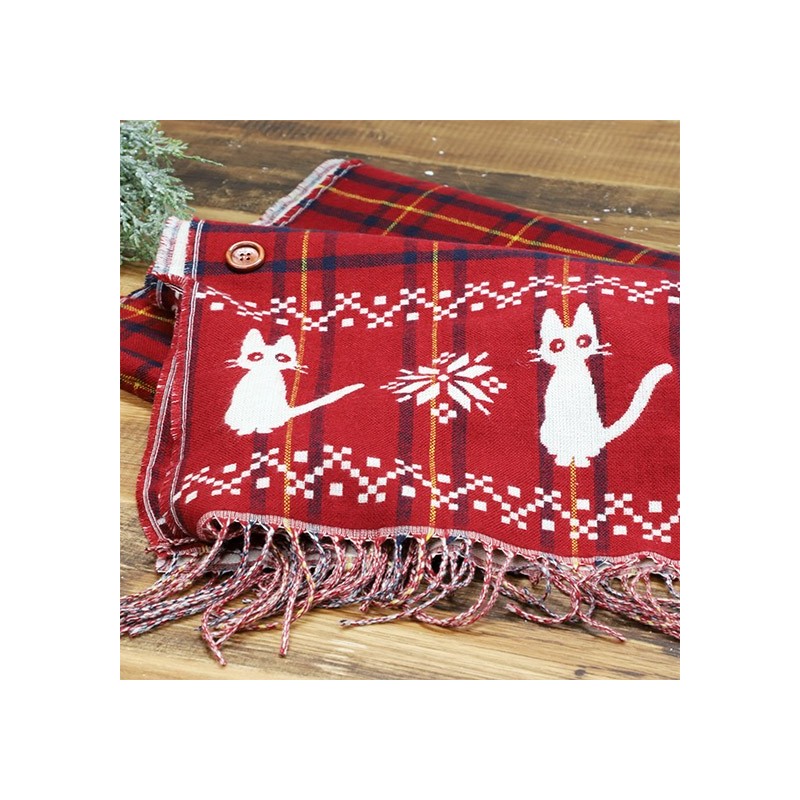 Textil - Estola con gancho estampado de cuadros Jiji - Nicky, la aprendiz de bruja