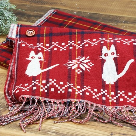 Textil - Estola con gancho estampado de cuadros Jiji - Nicky, la aprendiz de bruja