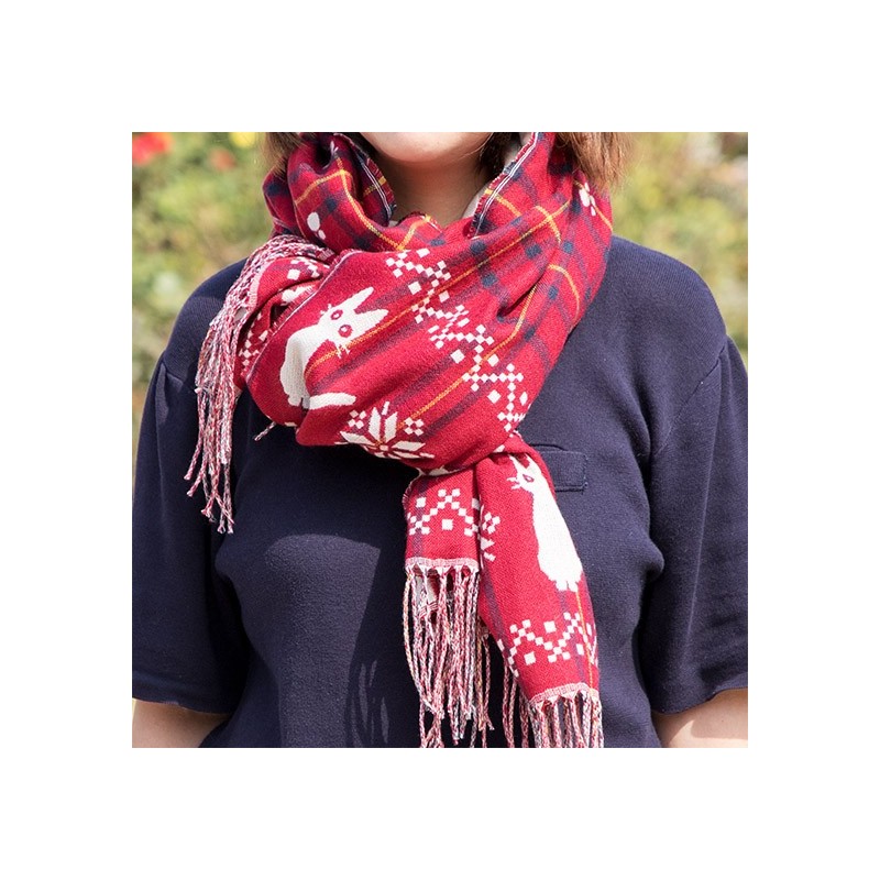 Textil - Estola con gancho estampado de cuadros Jiji - Nicky, la aprendiz de bruja