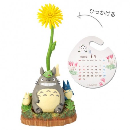 Statues - Totoro family & Dandelion calendar statue - My Neighbor Tororo