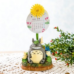 Statues - Totoro family & Dandelion calendar statue - My Neighbor Tororo