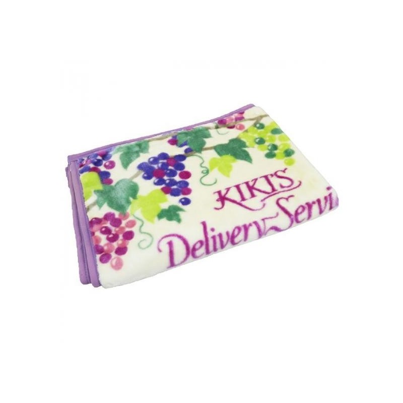 Linge de maison - Plaid Jiji grappes de raisin 70x100 cm - Kiki la petite sorcière