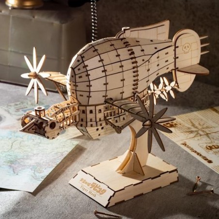 Maquettes - Maquette en bois Kigumi Tiger Moth - Le Château dans le ciel