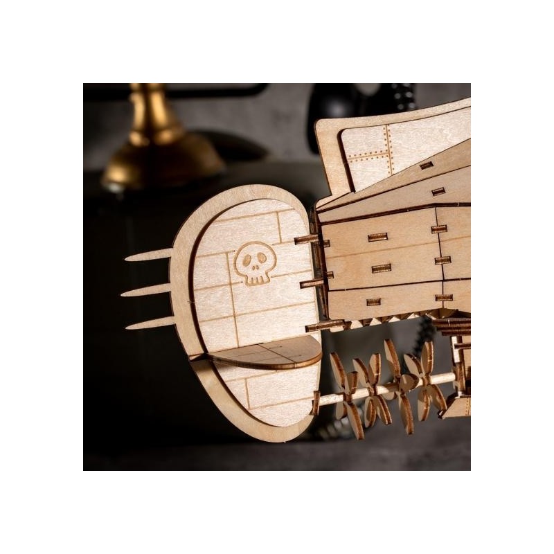 Maquettes - Maquette en bois Kigumi Tiger Moth - Le Château dans le ciel