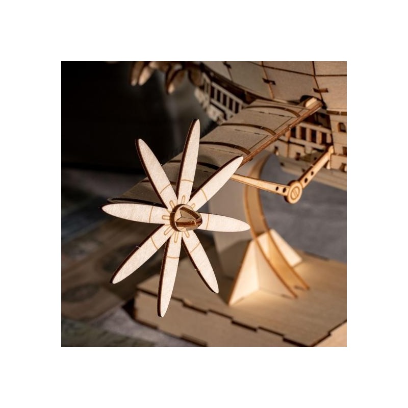 Maquettes - Maquette en bois Kigumi Tiger Moth - Le Château dans le ciel