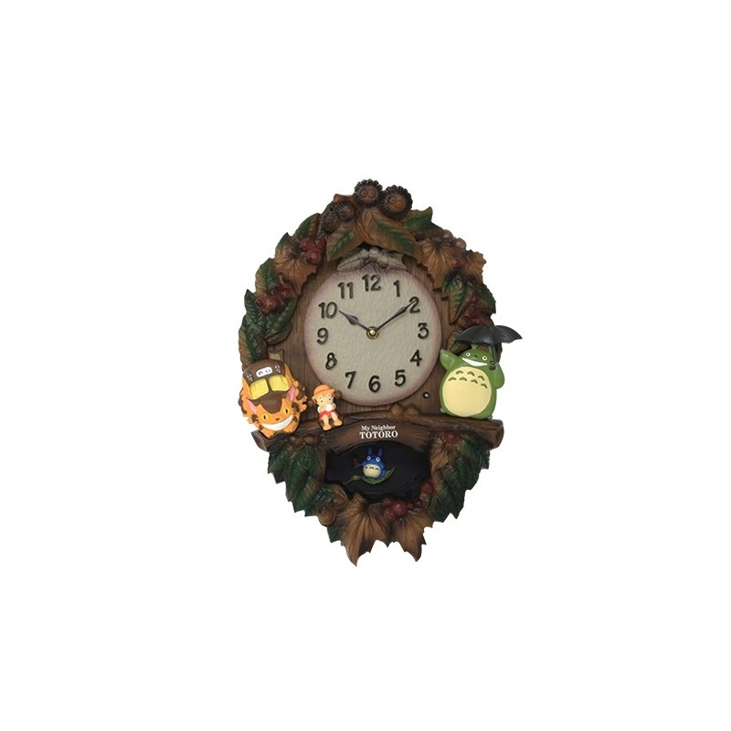 Décoration - Swing Clock Autumn Leaves - My Neighbor Totoro
