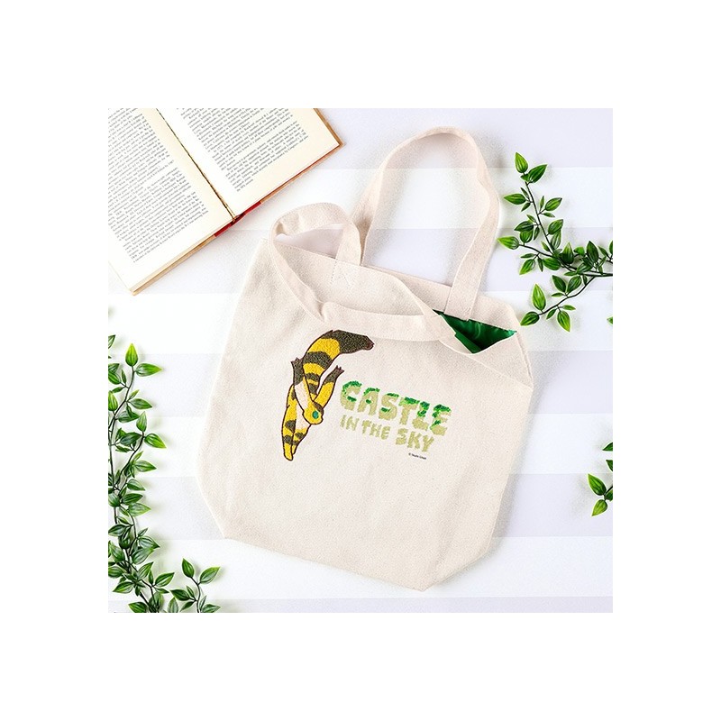 Sacs - Tote bag Brodé Le Monde silencieux - Le Château dans le ciel