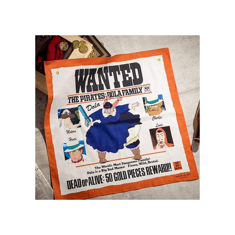 Textile - Bandanna Famille Dola - Le Château dans le ciel