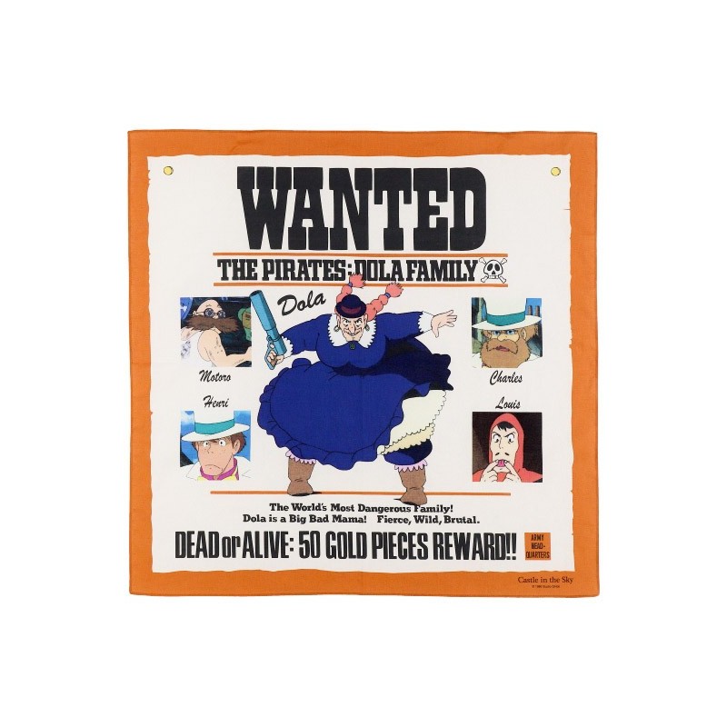 Textile - Bandanna Famille Dola - Le Château dans le ciel