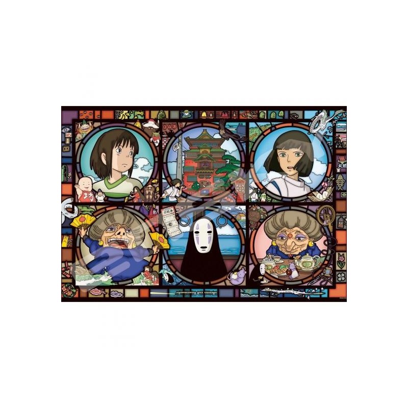Puzzles - Puzzle Vitrail 1000P Rue des merveilles - Le Voyage de Chihiro