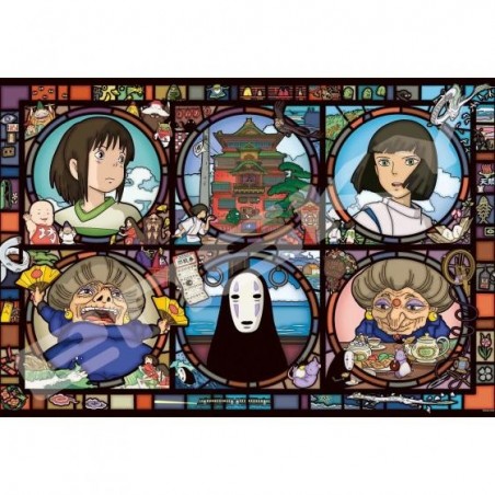 Puzzles - Puzzle Vitrail 1000P Rue des merveilles - Le Voyage de Chihiro
