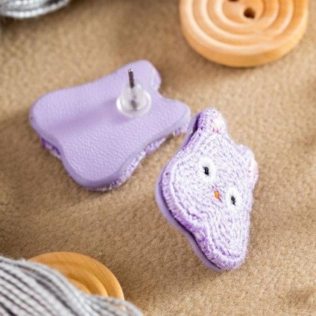 Joyería - Pendientes bordados Boh Mouse - joya El viaje de Chihiro