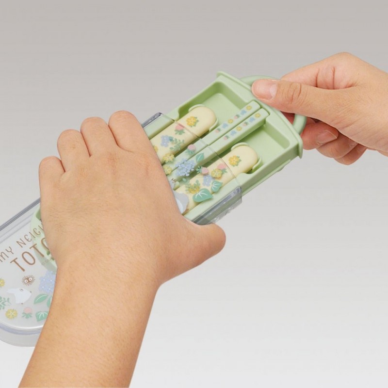 Palillos - Juego de palillos cuchara tenedor paraguas Totoro - Mon Voisin Totor