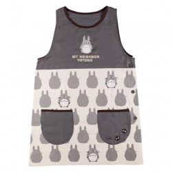 Cuisine et vaisselle - Tablier Silhouette Totoro Gris 84x61,5cm - Mon Voisin Totoro