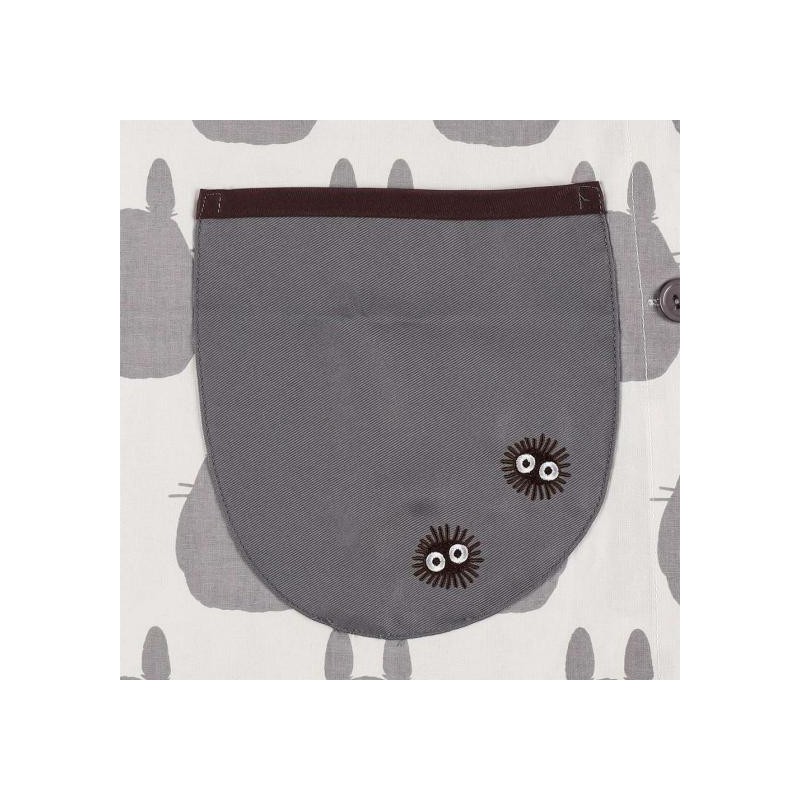 Cuisine et vaisselle - Tablier Silhouette Totoro Gris 84x61,5cm - Mon Voisin Totoro