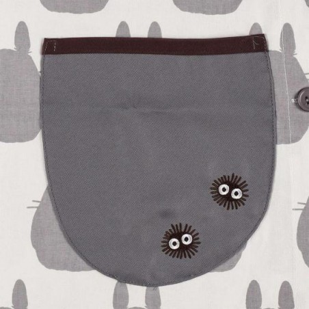 Cuisine et vaisselle - Tablier Silhouette Totoro Gris 84x61,5cm - Mon Voisin Totoro