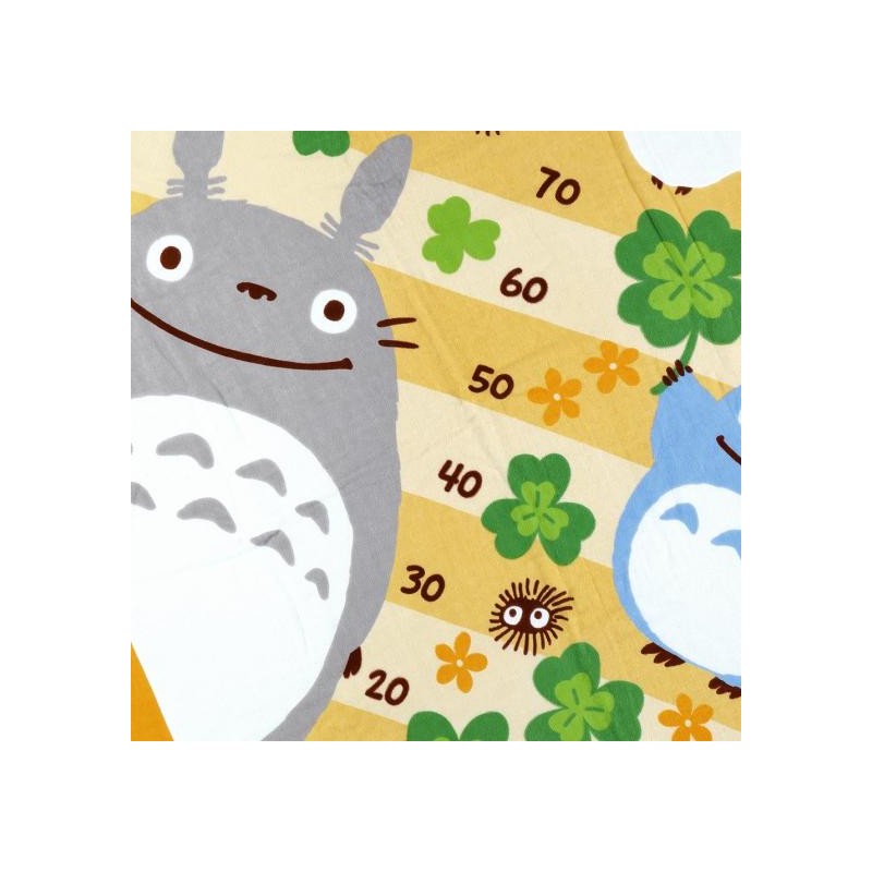 Linge de maison - Plaid Totoro Trèfles 90x90 cm - Mon Voisin Totoro