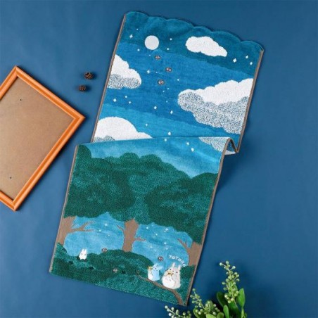 Ropa de hogar - Toalla Bajo la Luna 34x80 cm - Mi vecino Totoro
