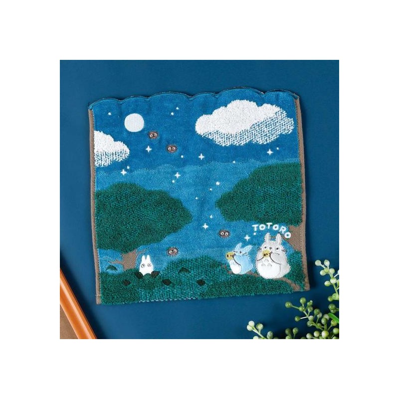 Ropa de hogar - Mini servilleta Bajo la luna 25x25 cm - Mi vecino Totoro
