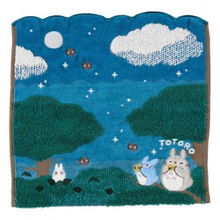 Ropa de hogar - Mini servilleta Bajo la luna 25x25 cm - Mi vecino Totoro