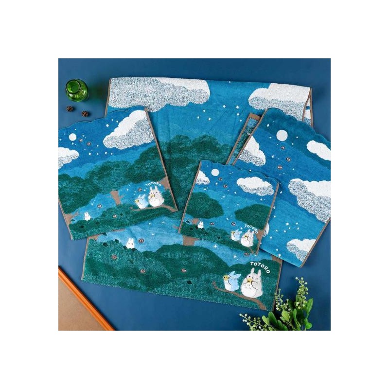 Ropa de hogar - Mini servilleta Bajo la luna 25x25 cm - Mi vecino Totoro