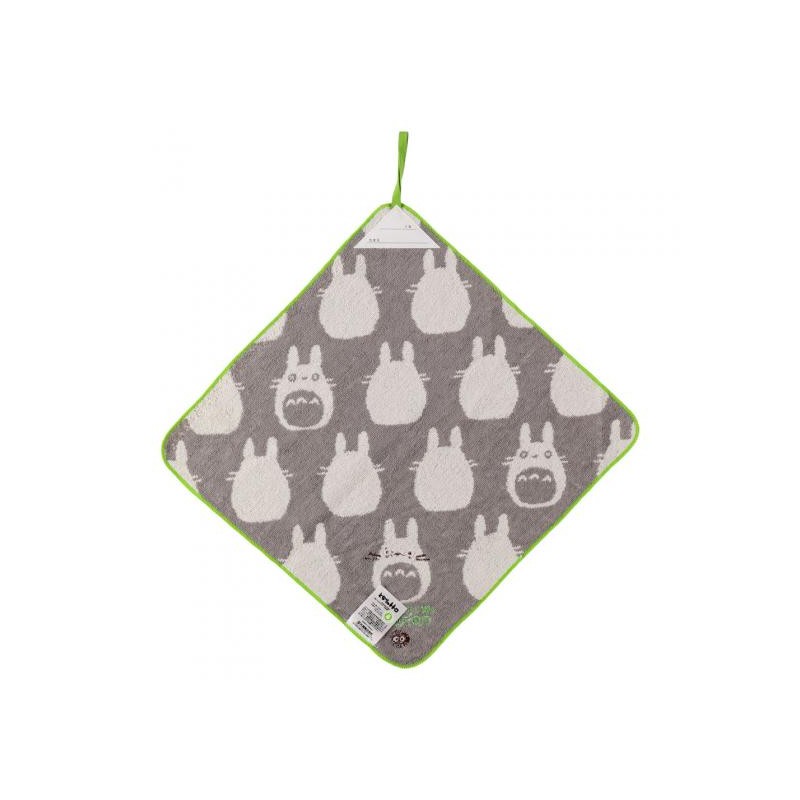 Linge de maison - Serviette à passant Silhouette Totoro Gris - Mon Voisin Totoro