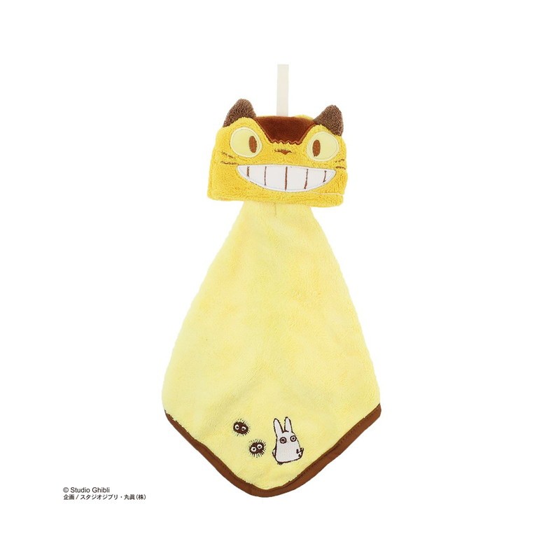 Linge de maison - Mini Serviette Pop-up Chatbus 25x25 cm - Mon Voisin Totoro