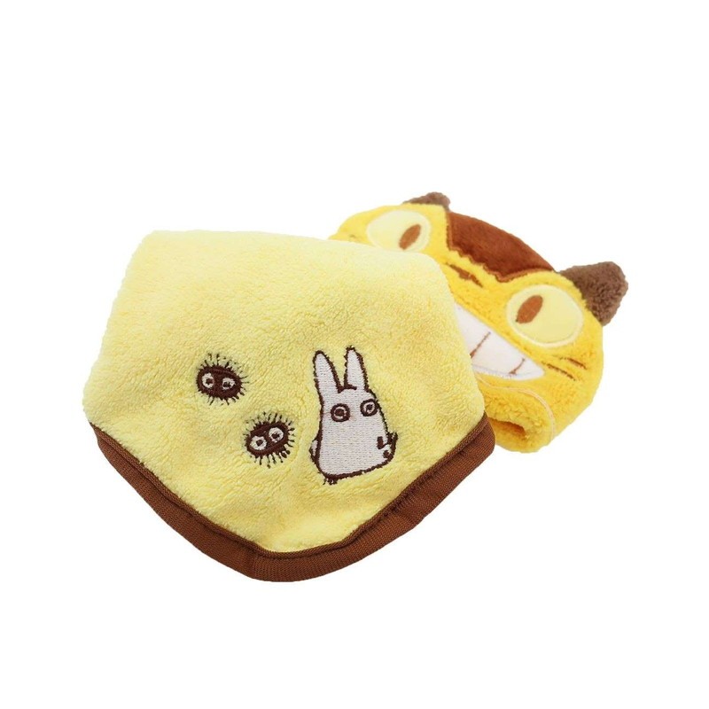 Linge de maison - Mini Serviette Pop-up Chatbus 25x25 cm - Mon Voisin Totoro