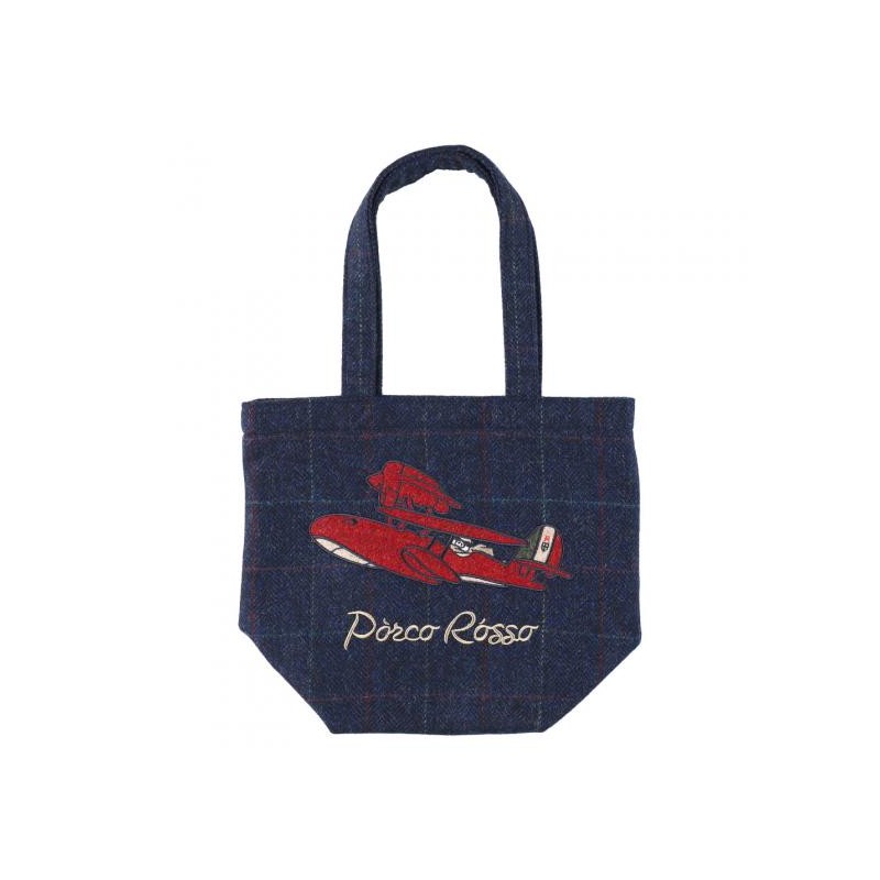 Sacs - Sac en Laine Brodé Hydravion - Porco Rosso